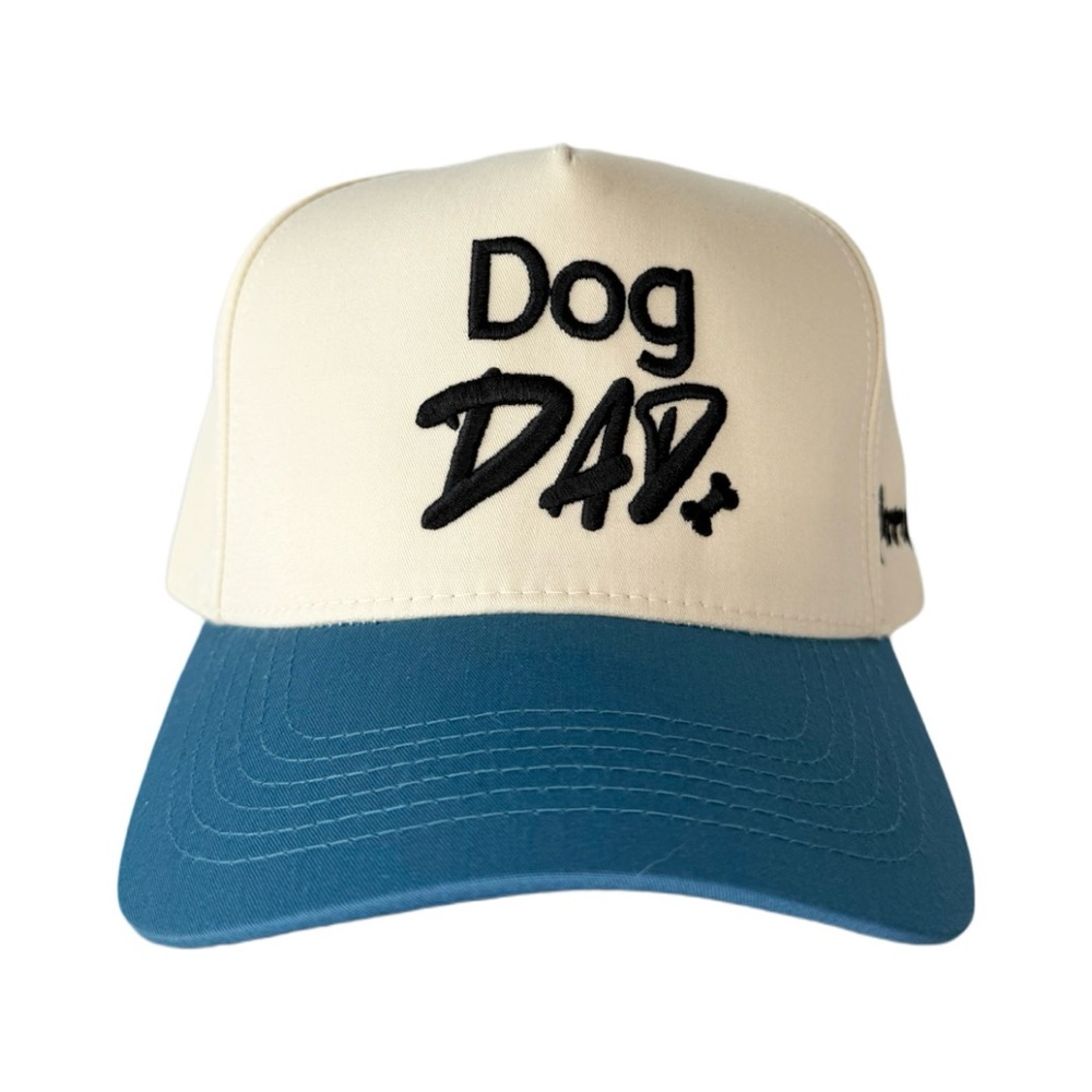 Light Blue Dog Dad Hat